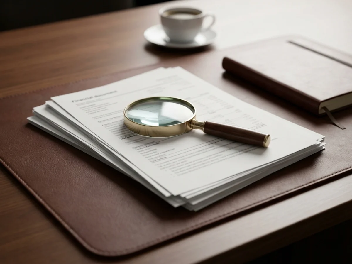 꼼꼼하게 대출 자격 요건을 확인하는 서류