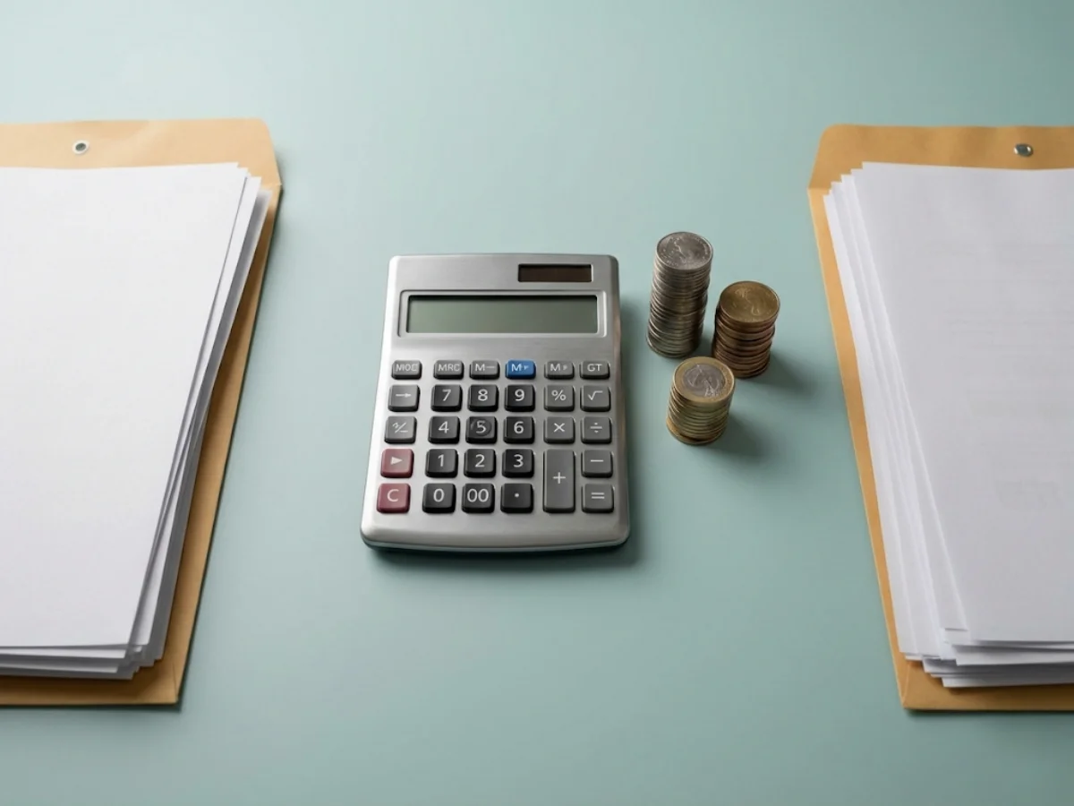 두 가지 연장 조건을 비교하며 이자를 계산하는 모습