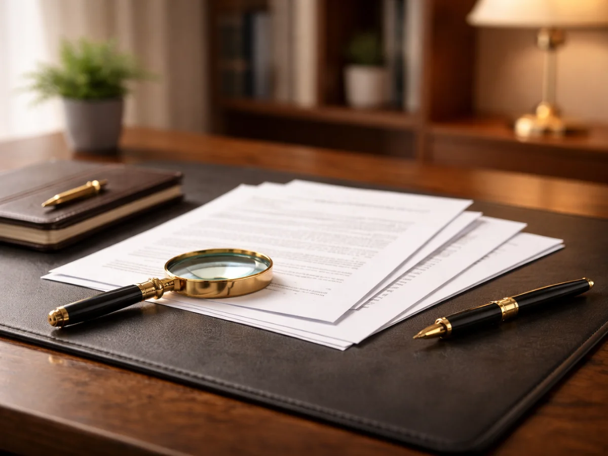 주택대출 조건을 꼼꼼히 확인하는 서류들