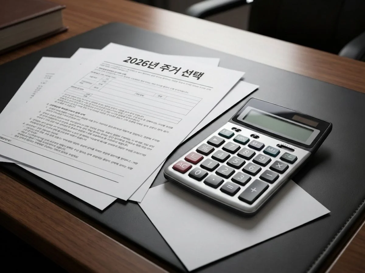 2026년 주거 성향 테스트 및 부동산 선택 기준