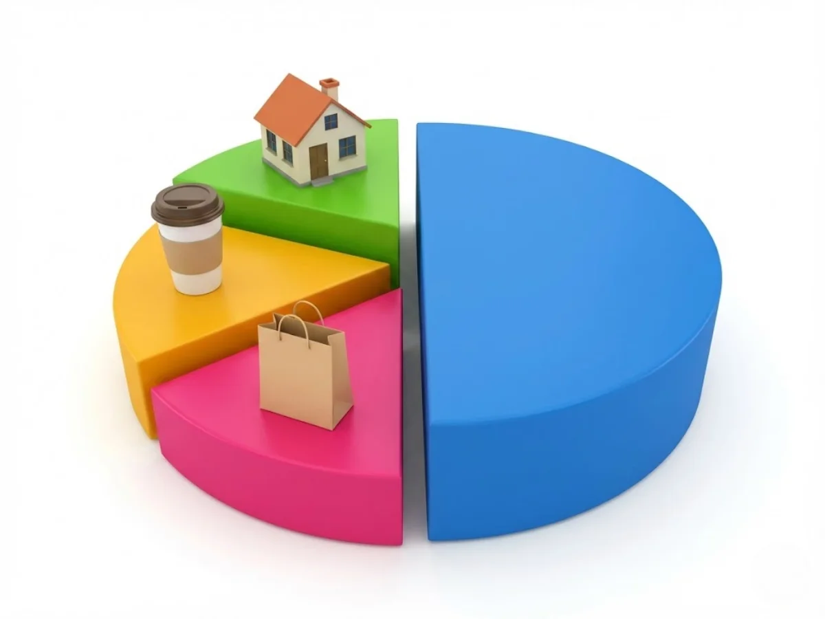 저축 50% 소비 20% 등 이상적인 월급 관리 비율 인포그래픽