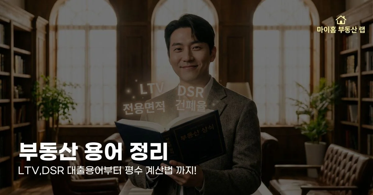 어려운 부동산 용어 사전을 보며 환하게 웃으며 이해했다는 표정을 짓는 사람의 실사 이미지