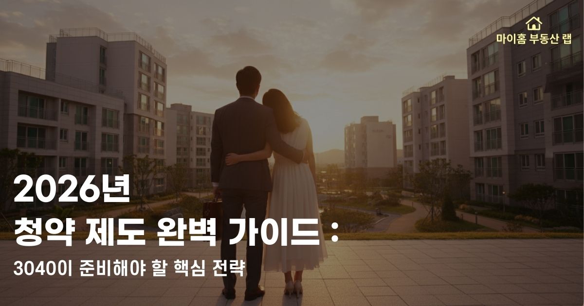 2026년 청약 제도 완벽 가이드